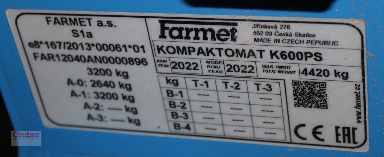 Grubber des Typs Farmet Kompaktomat K 600 PS, Gebrauchtmaschine in Leipzig OT Engelsdorf (Bild 5)