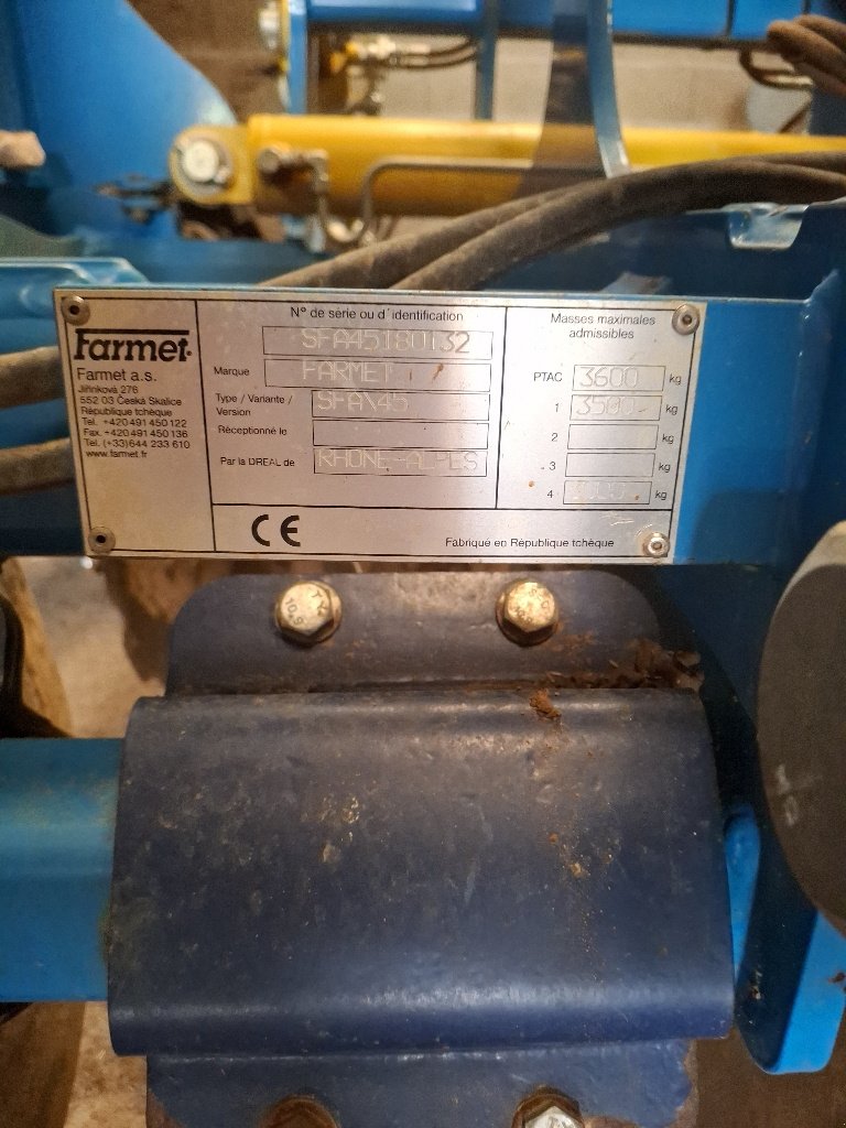 Grubber del tipo Farmet SOUTERRAIN 4M5, Gebrauchtmaschine en BRAS SUR MEUSE (Imagen 10)