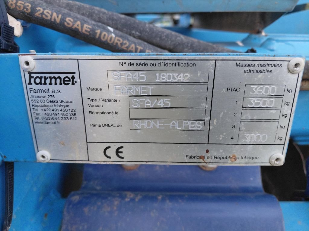 Grubber van het type Farmet SOUTERRAIN 4M5, Gebrauchtmaschine in BRAS SUR MEUSE (Foto 7)