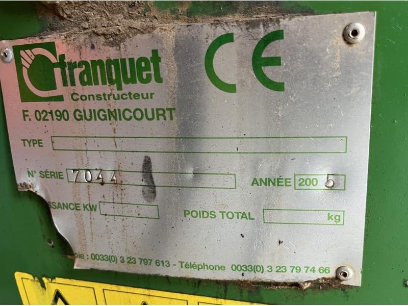 Grubber Türe ait Franquet COMBIGERM, Gebrauchtmaschine içinde ROYE (resim 5)