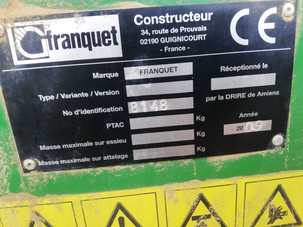 Grubber typu Franquet combigerm, Gebrauchtmaschine v BLESMES (Obrázek 4)