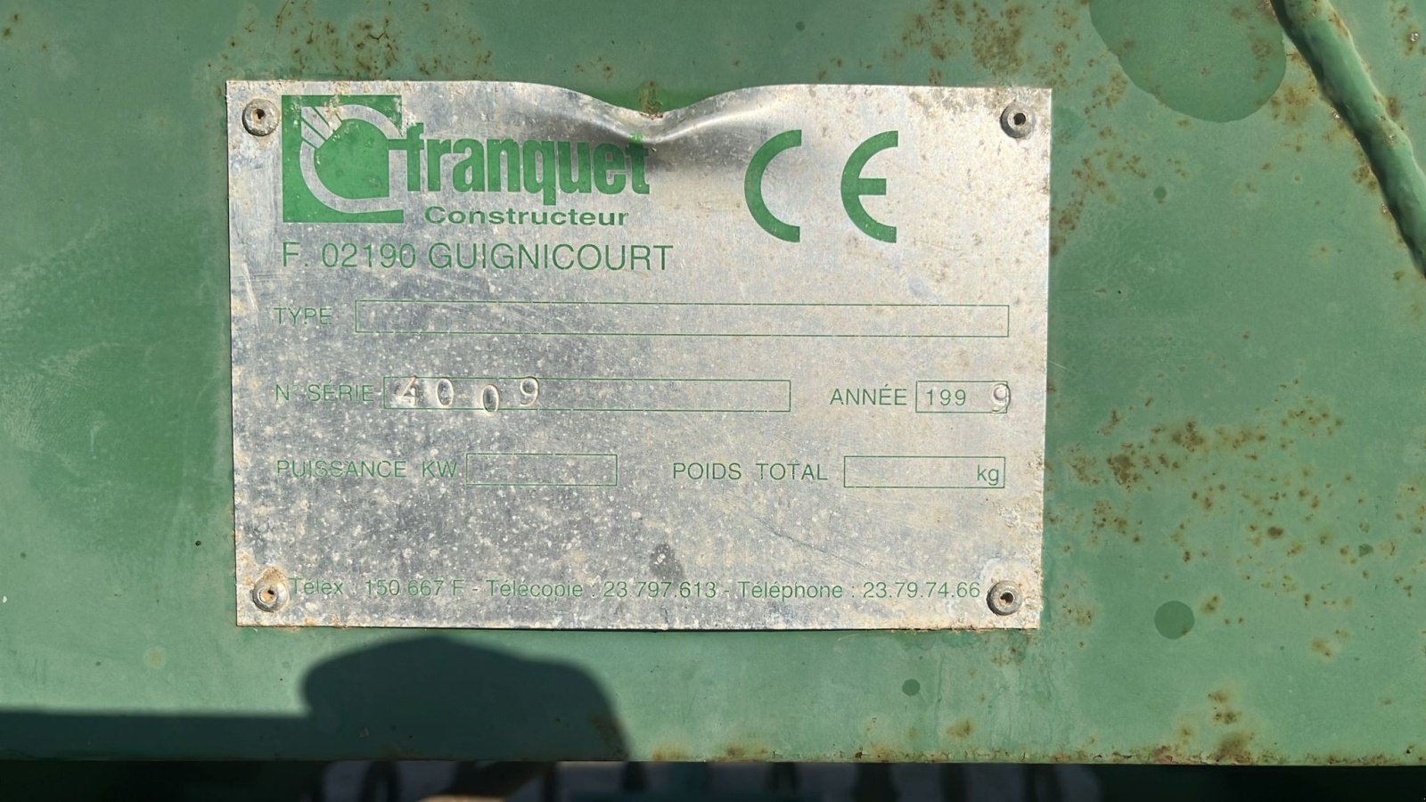 Grubber typu Franquet OUTIL PREPASOL, Gebrauchtmaschine v BOSC LE HARD (Obrázek 5)