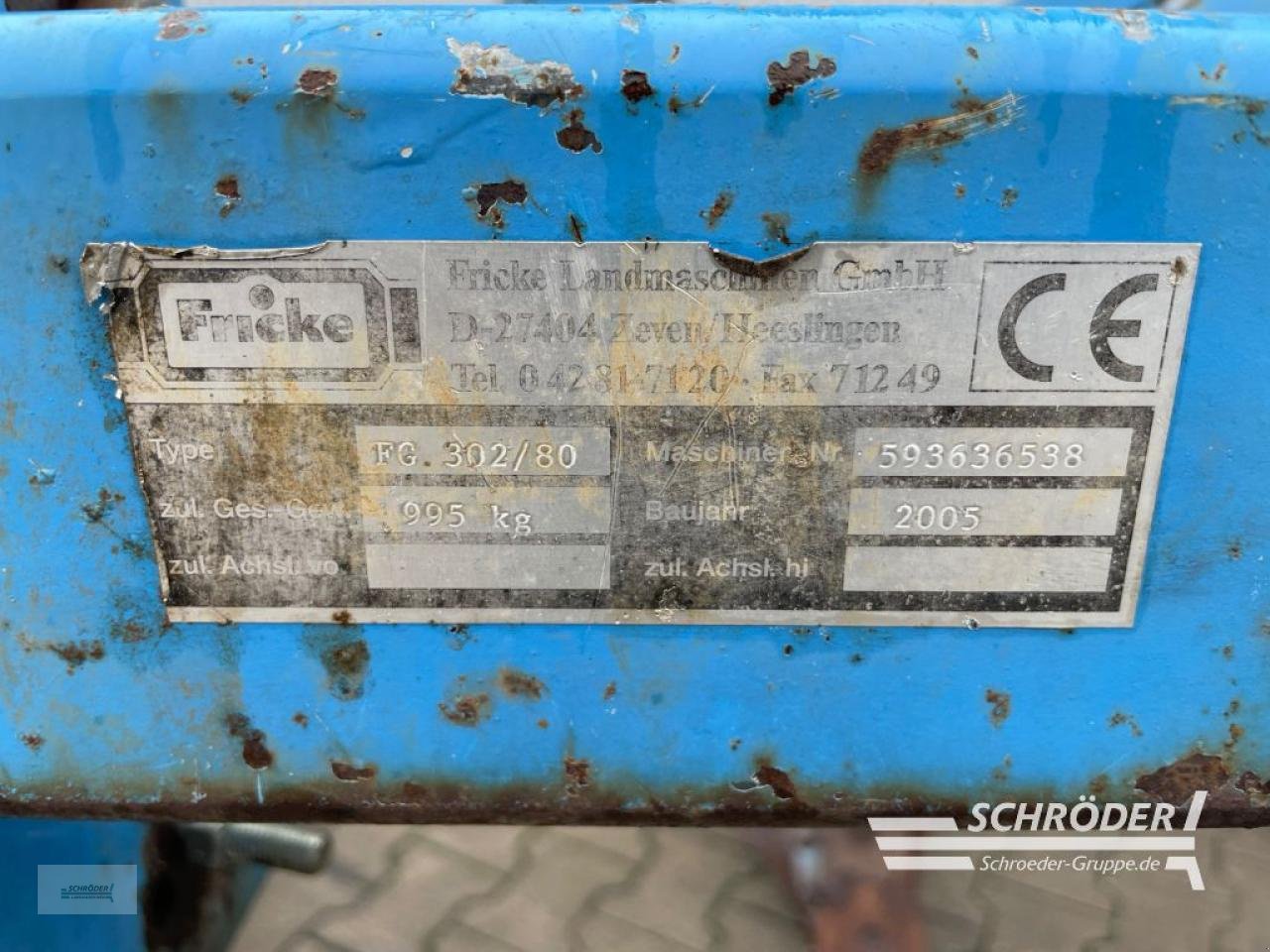 Grubber typu Fricke FG 302/80, Gebrauchtmaschine v Wildeshausen (Obrázek 15)