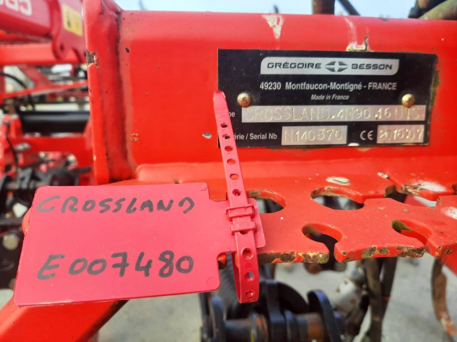 Grubber typu Gregoire-Besson CROSSLAND 60, Gebrauchtmaschine v Le Horps (Obrázek 8)