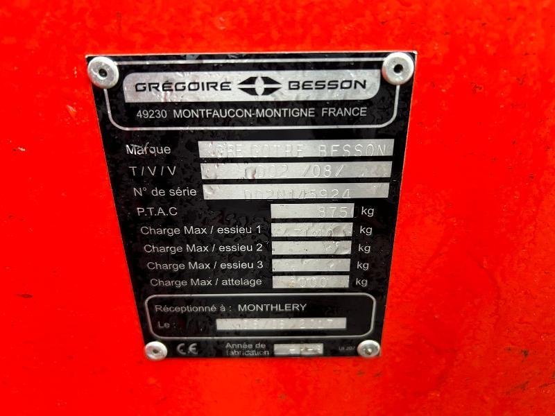 Grubber a típus Gregoire-Besson NORMANDIE SP 2P, Gebrauchtmaschine ekkor: JOSSELIN (Kép 6)