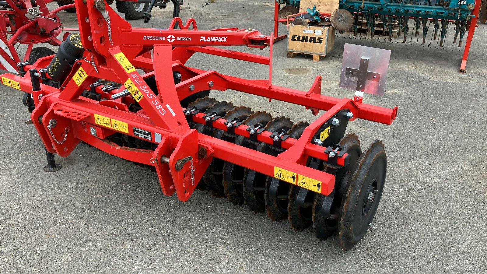 Grubber des Typs Gregoire PLANIPACK 50 3M, Gebrauchtmaschine in BLENDECQUES (Bild 1)