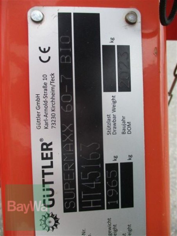 Grubber du type Güttler SUPER MAXX 60-7  #278, Vorführmaschine en Schönau b.Tuntenhausen (Photo 14)