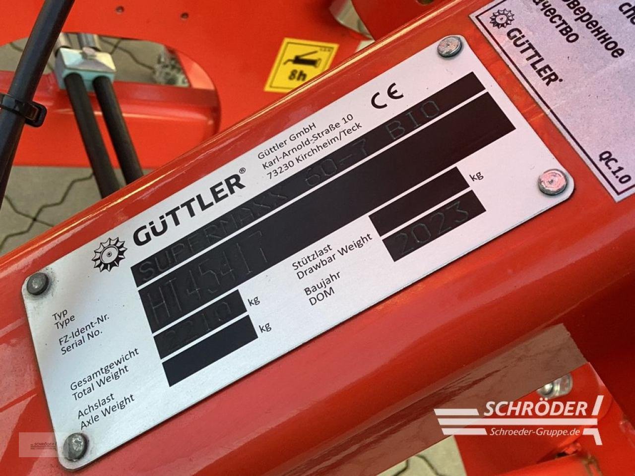 Grubber a típus Güttler SUPER MAXX 60-7 BIO EDITION, Neumaschine ekkor: Hemmoor (Kép 9)