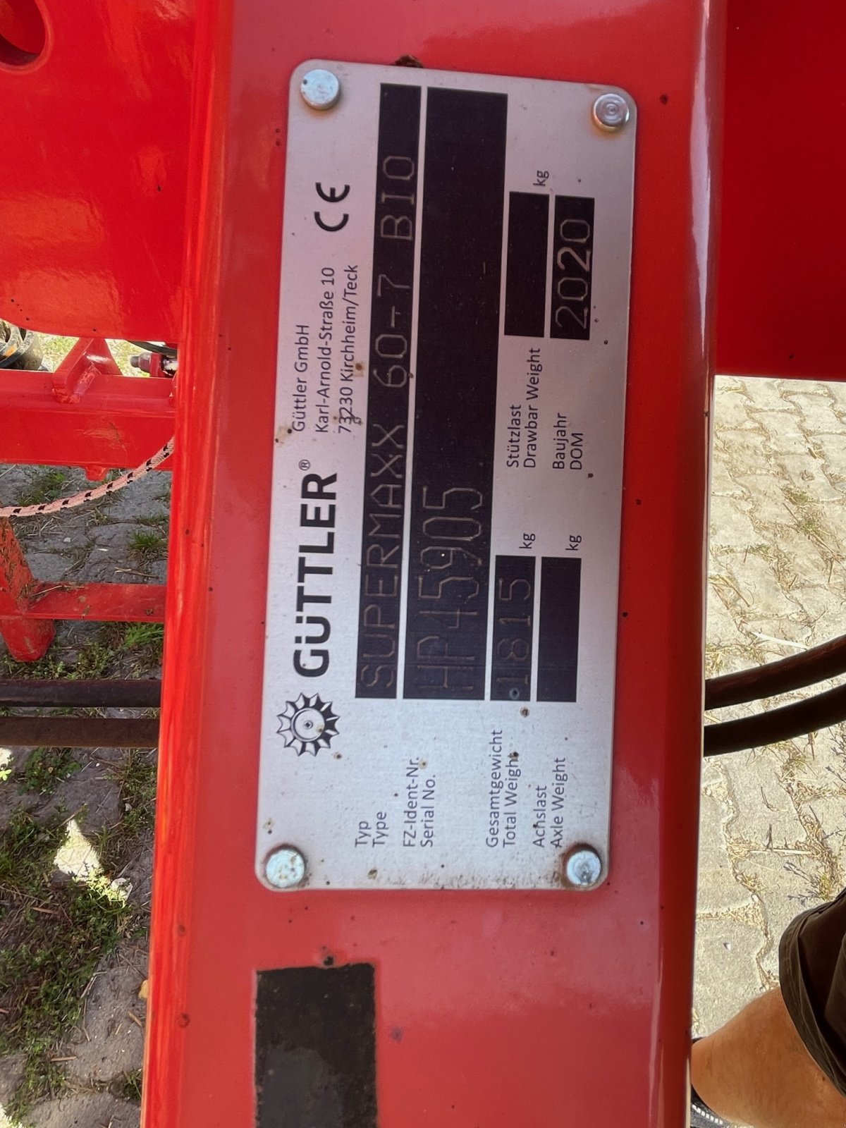 Grubber a típus Güttler Super Maxx 60-7 BIO, Gebrauchtmaschine ekkor: Burglengenfeld (Kép 7)