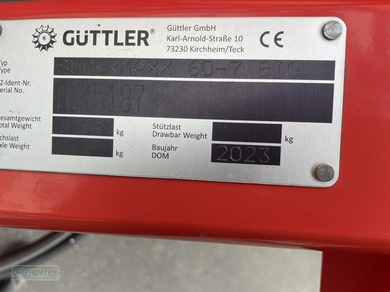 Grubber του τύπου Güttler Super Maxx 60-7 Bio, Neumaschine σε Idstein-Wörsdorf (Φωτογραφία 6)