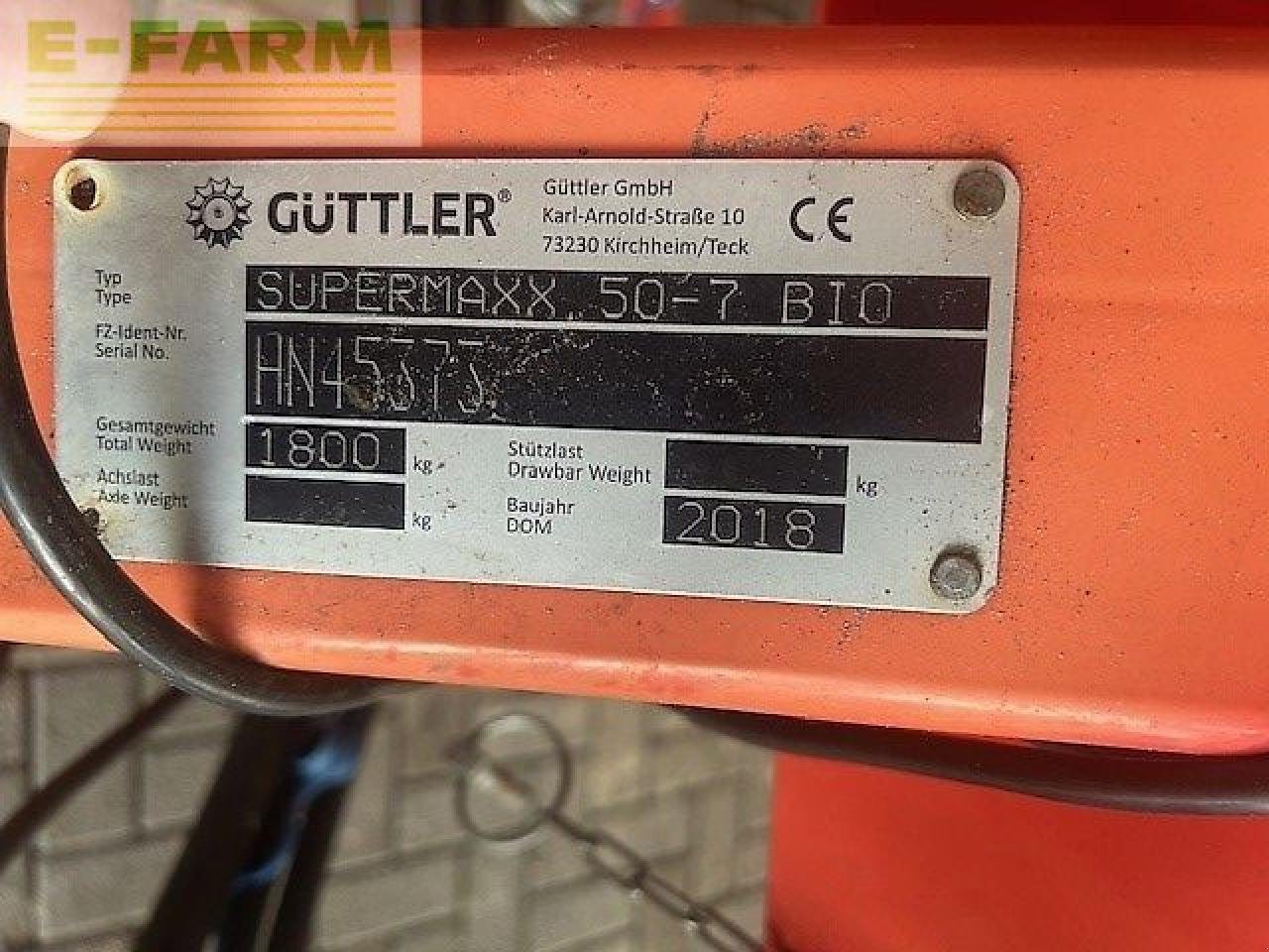 Grubber typu Güttler supermaxx 50-7 met dubbele naeg, Gebrauchtmaschine v gg VEGHEL (Obrázek 2)