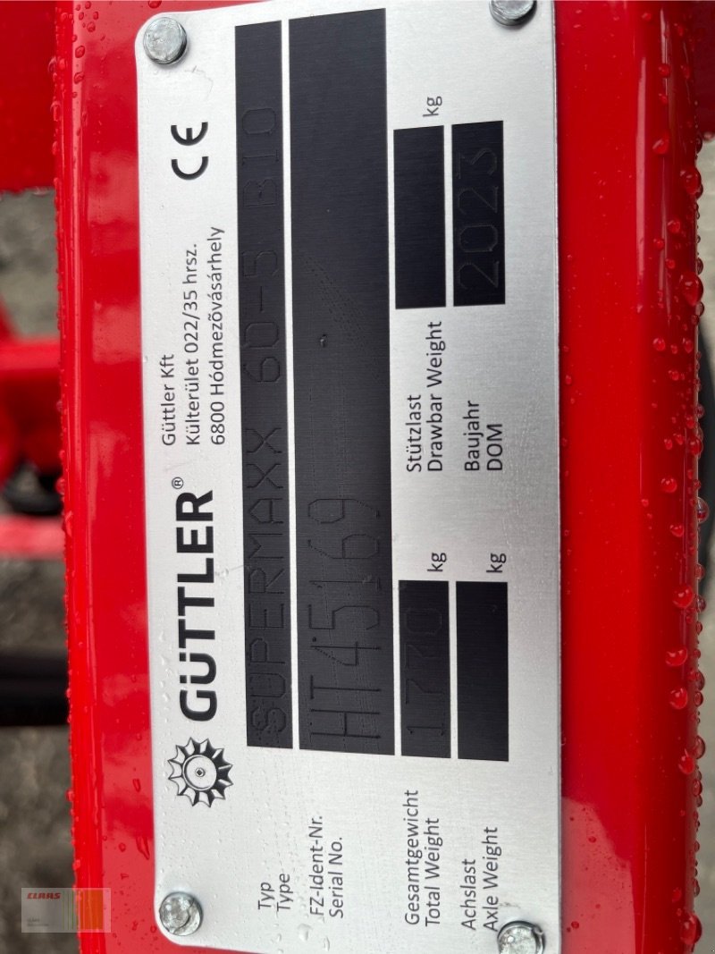 Grubber des Typs Güttler SuperMaxx 60-5 BIO, Neumaschine in Risum-Lindholm (Bild 5)
