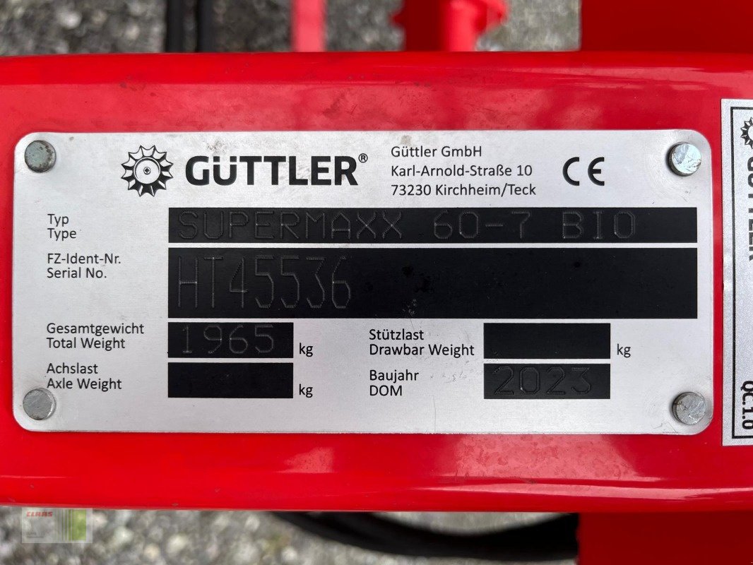 Grubber des Typs Güttler SuperMaxx 60-7 BIO, Neumaschine in Risum-Lindholm (Bild 2)