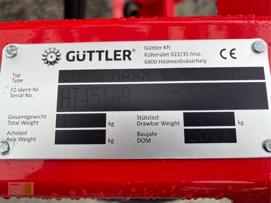 Grubber του τύπου Güttler SuperMaxx 60-7 BIO, Neumaschine σε Risum-Lindholm (Φωτογραφία 7)
