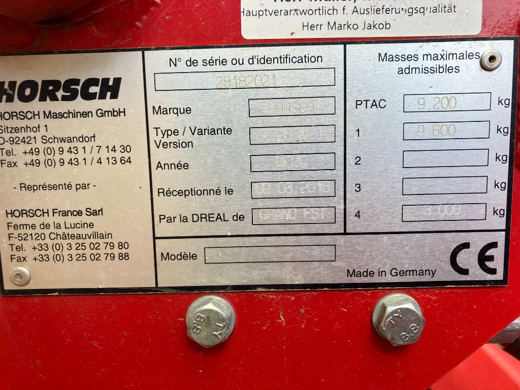 Grubber типа Horsch 8 RT, Gebrauchtmaschine в VIRECOURT (Фотография 5)