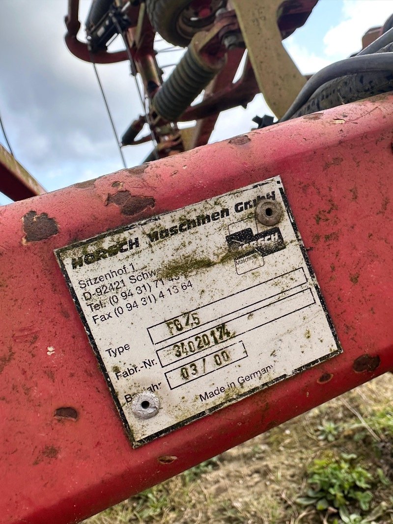 Grubber typu Horsch FG 7,5, Gebrauchtmaschine v Liebenwalde (Obrázek 2)