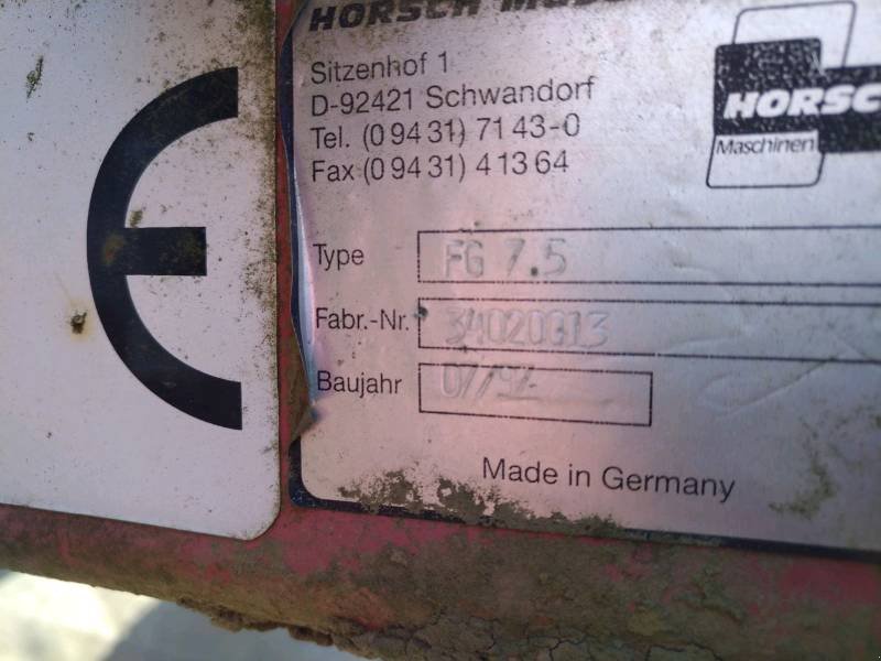 Grubber typu Horsch FG Terrano 7.5, Gebrauchtmaschine v Liebenwalde (Obrázek 8)