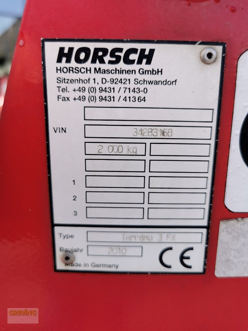 Grubber typu Horsch Terrano 3 FX, Gebrauchtmaschine w Greven (Zdjęcie 12)