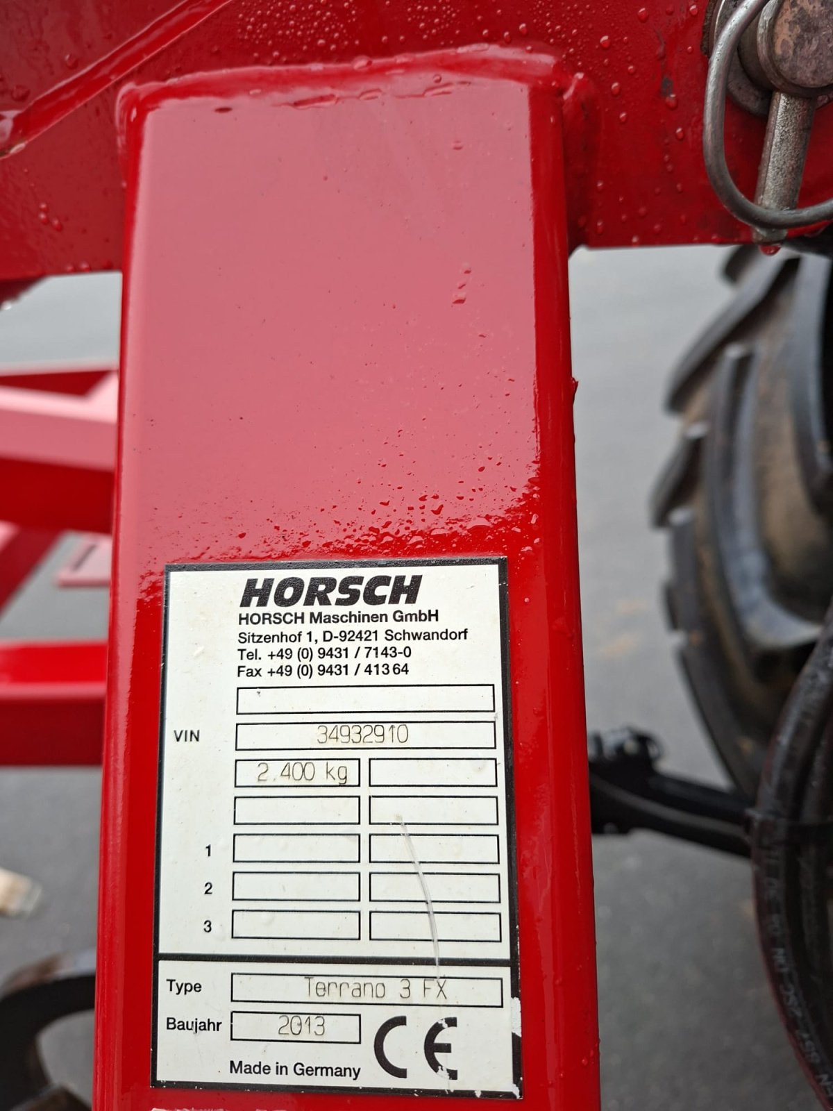 Grubber typu Horsch Terrano 3 FX, Gebrauchtmaschine v Schmidgaden (Obrázek 4)