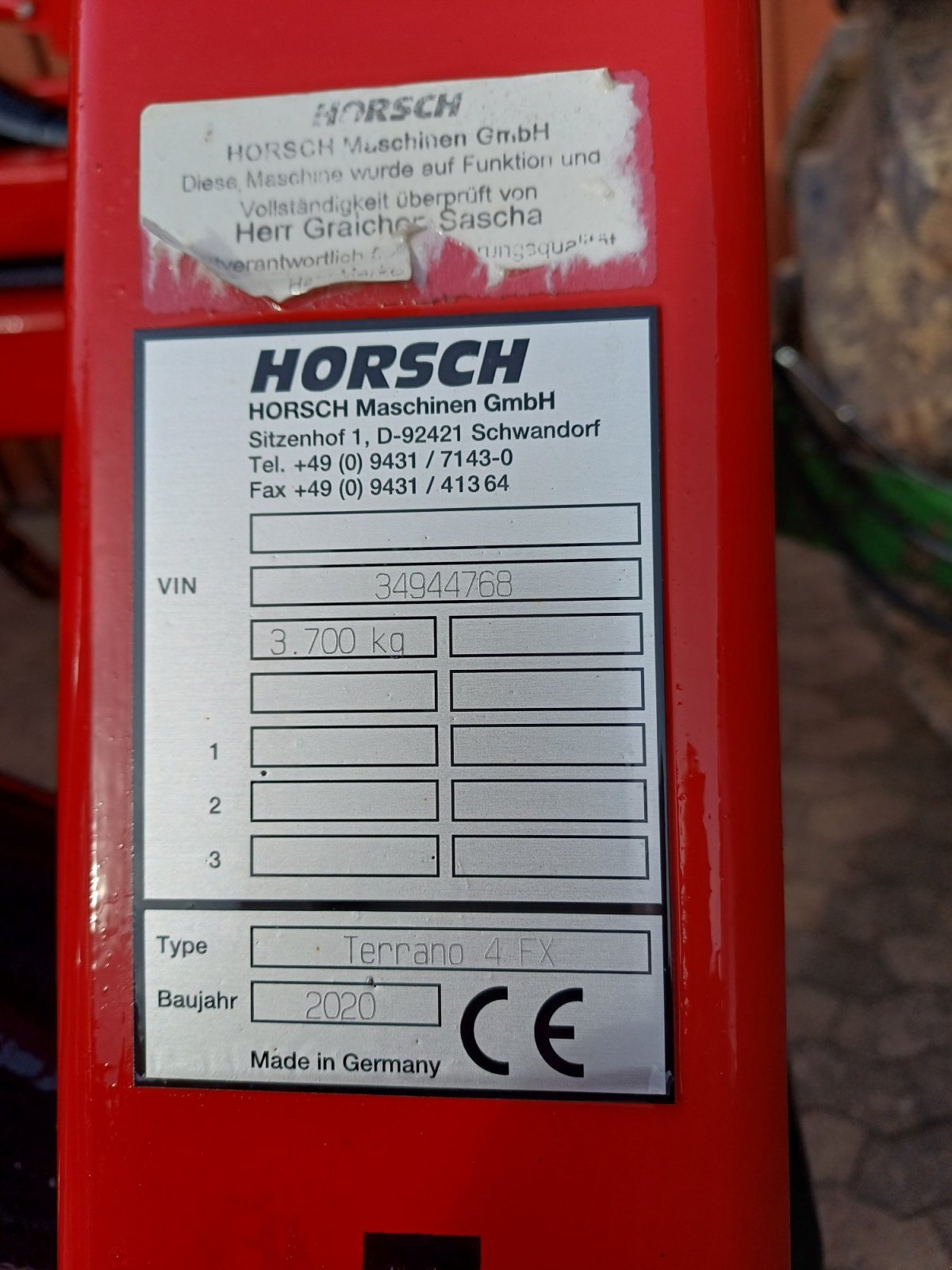 Grubber des Typs Horsch Terrano 4 FX, Gebrauchtmaschine in Petershagen (Bild 4)