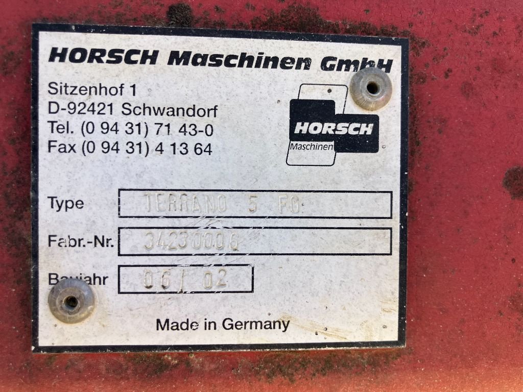 Grubber du type Horsch Terrano 5 FG, Gebrauchtmaschine en VIRECOURT (Photo 7)