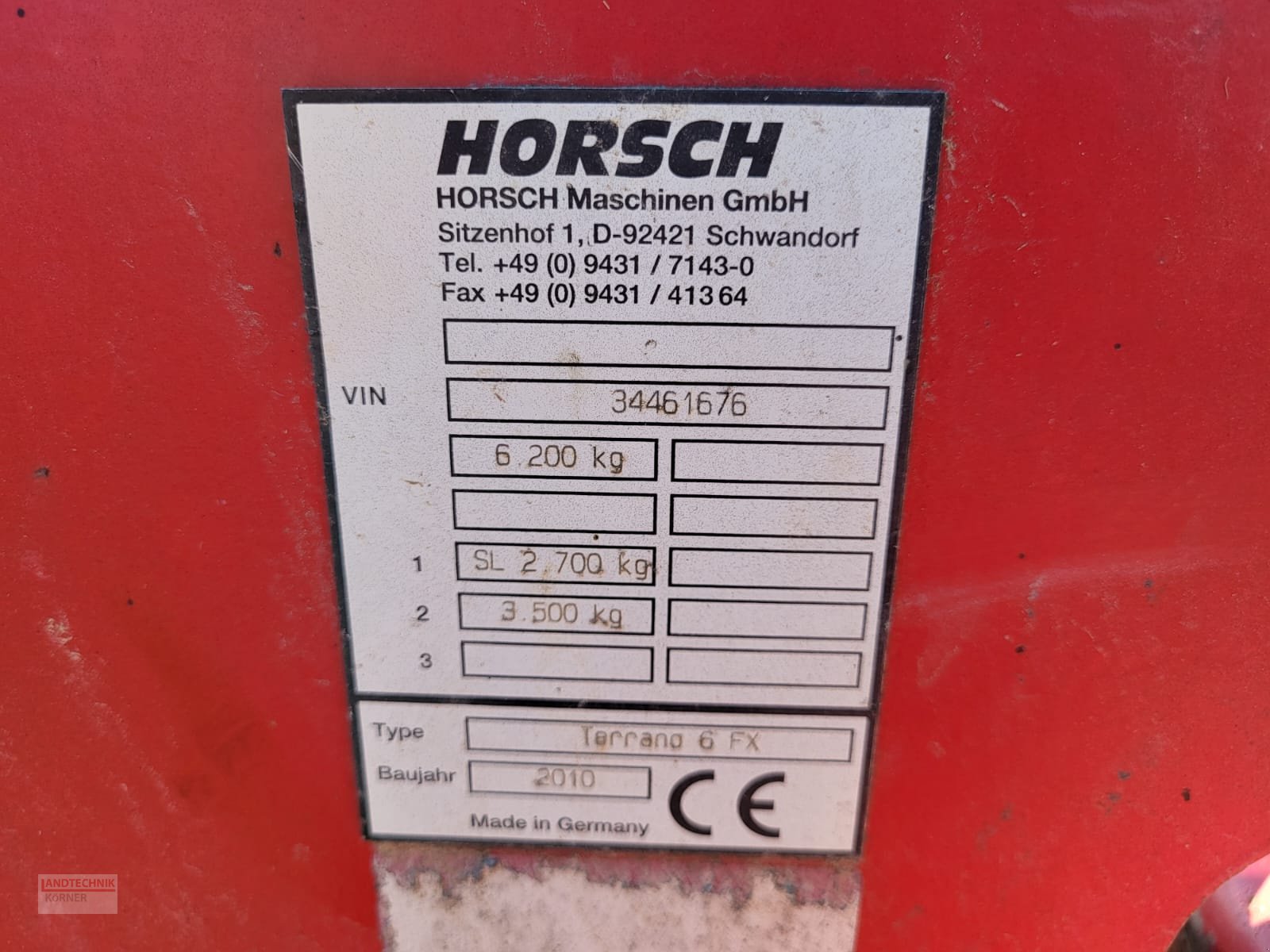 Grubber des Typs Horsch Terrano 6 FX, Gebrauchtmaschine in Kirkel-Altstadt (Bild 5)