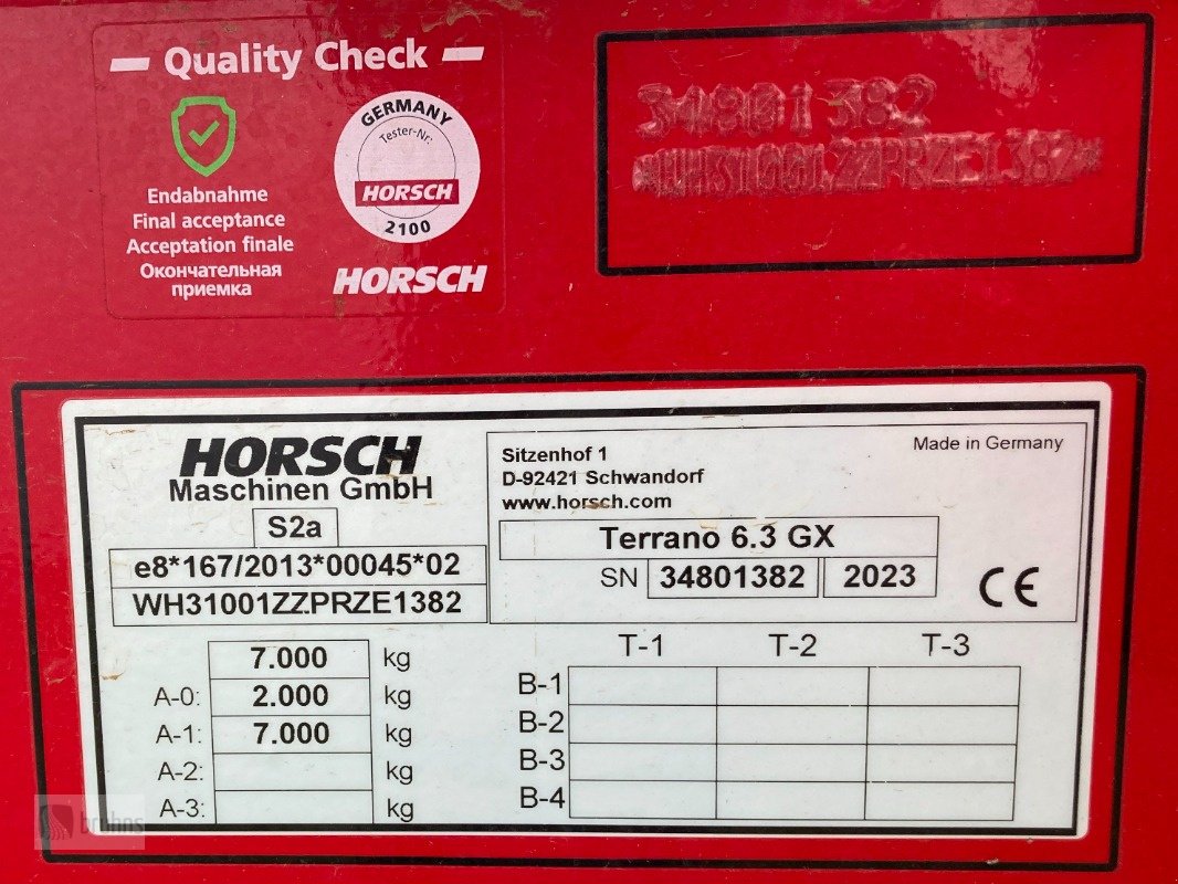 Grubber του τύπου Horsch Terrano 6.3 GX Vorführgerät Bj.2023, Gebrauchtmaschine σε Karstädt (Φωτογραφία 16)