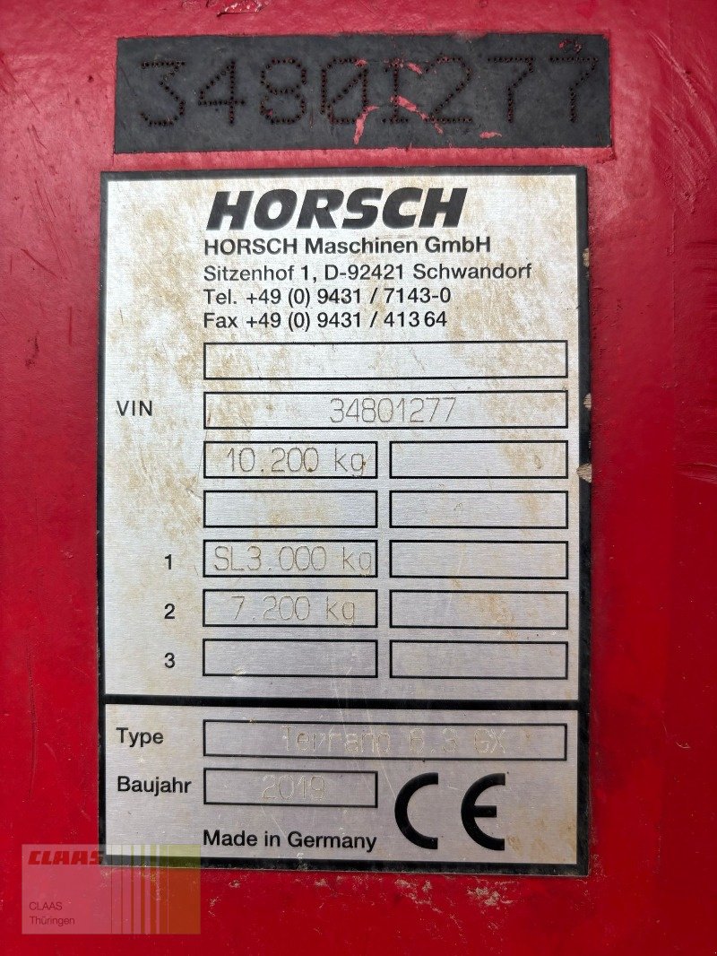 Grubber typu Horsch Terrano 6.3 GX, Gebrauchtmaschine v Buttelstedt (Obrázek 5)