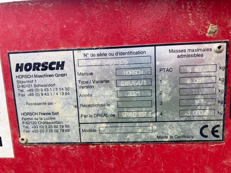 Grubber typu Horsch TERRANO/6.4GX, Gebrauchtmaschine v BRAY en Val (Obrázek 5)