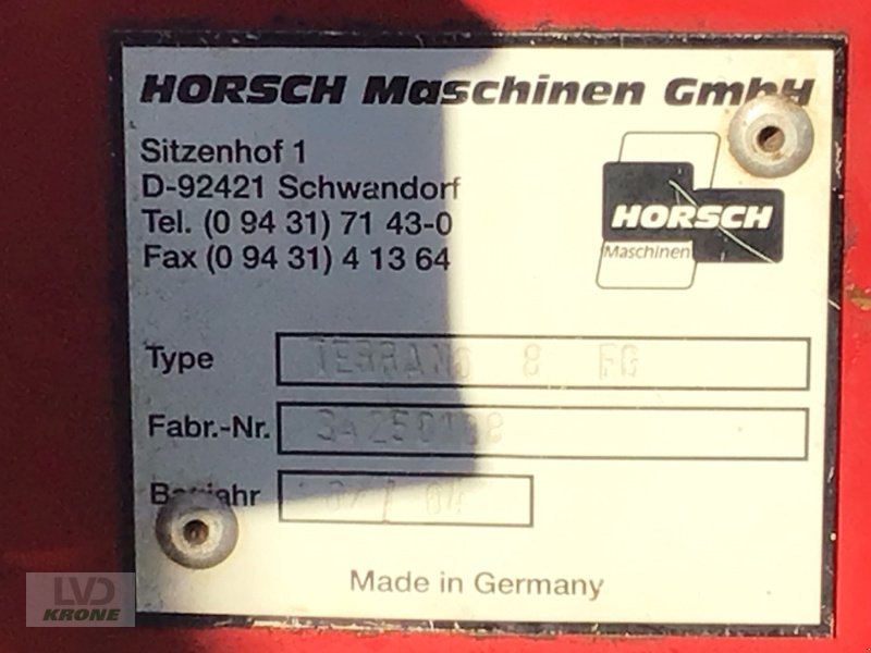 Grubber typu Horsch Terrano 8FG, Gebrauchtmaschine v Zorbau (Obrázek 10)