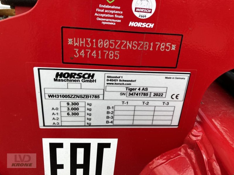 Grubber des Typs Horsch Tiger 4 AS, Gebrauchtmaschine in Spelle (Bild 10)
