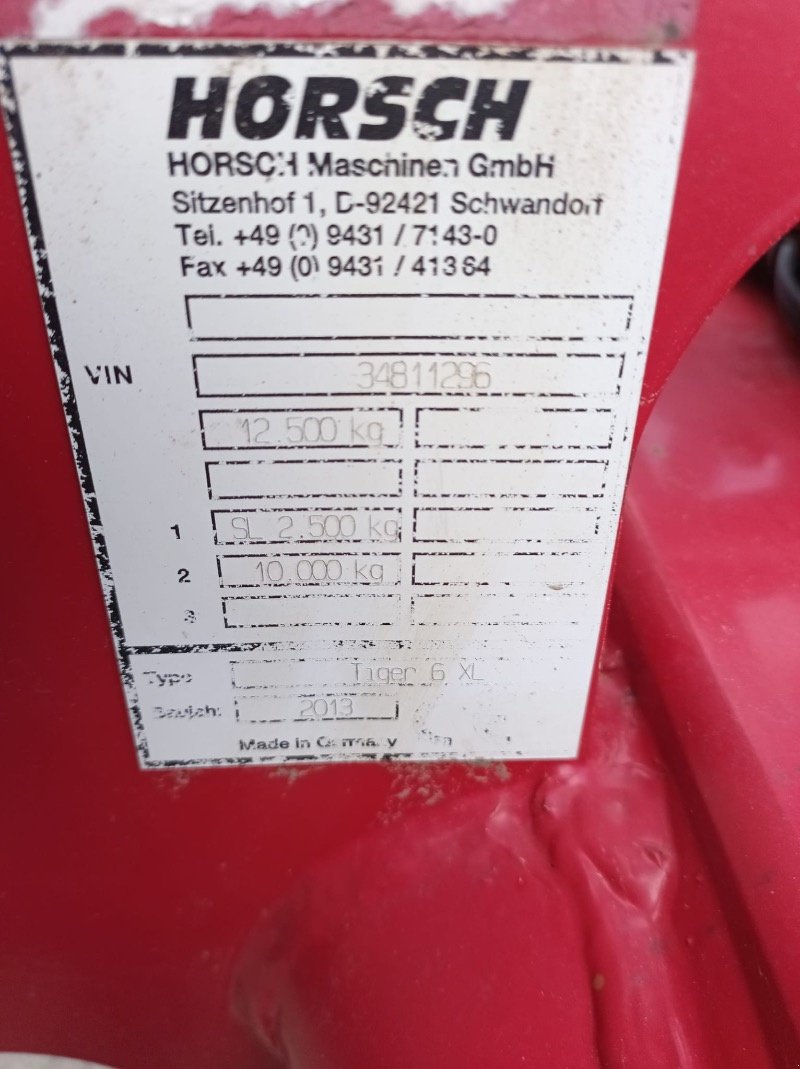 Grubber des Typs Horsch Tiger 6 XL, Gebrauchtmaschine in Liebenwalde (Bild 2)