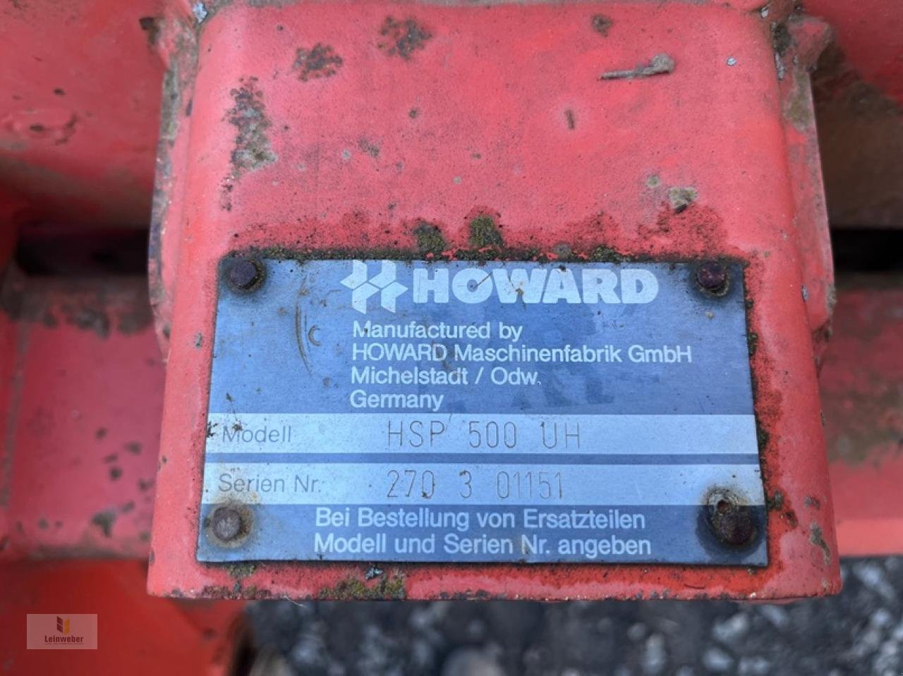 Grubber van het type Howard HSP 500 UH, Gebrauchtmaschine in Neuhof - Dorfborn (Foto 6)