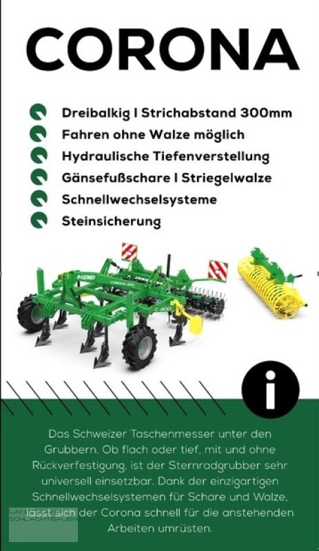Grubber typu Kerner Corona C 300, Gebrauchtmaschine v Ingolstadt (Obrázek 7)