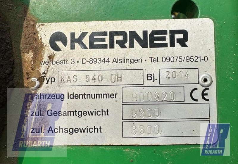 Grubber a típus Kerner KAS 540 ÜH, Gebrauchtmaschine ekkor: Anröchte-Altengeseke (Kép 12)