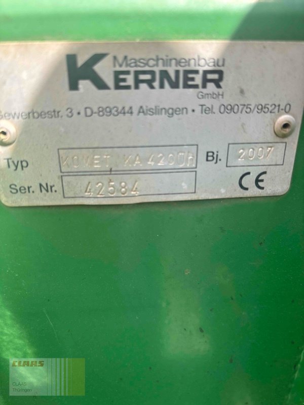 Grubber of the type Kerner Komet 4200, Gebrauchtmaschine in Vachdorf (Picture 5)