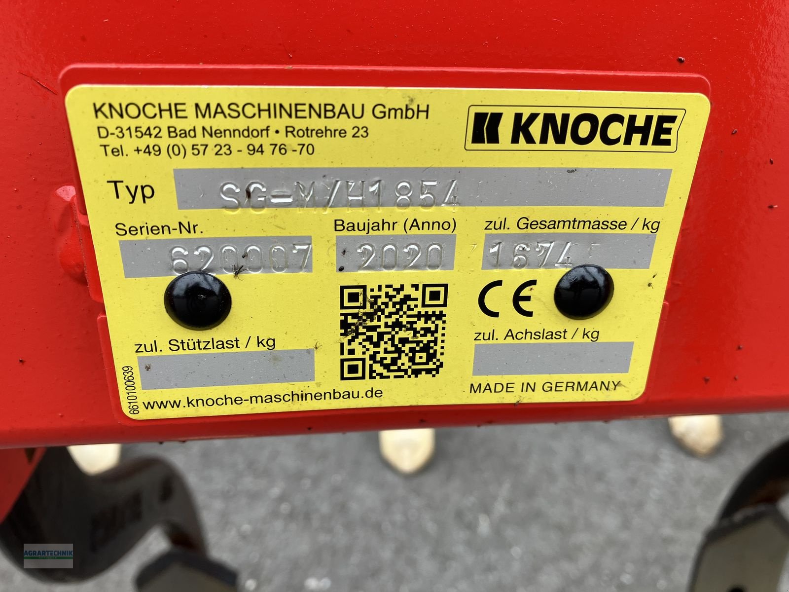 Grubber typu Knoche SGM H1 854, Gebrauchtmaschine v Pettenbach (Obrázek 10)