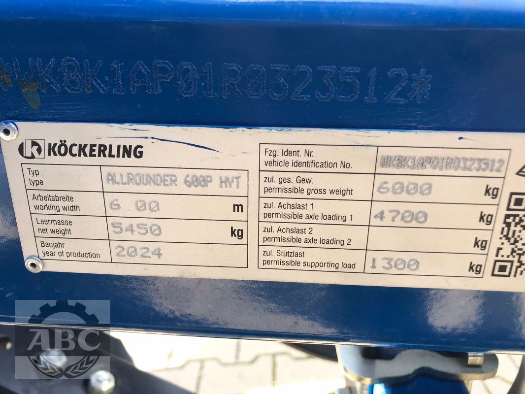 Grubber tip Köckerling ALLROUNDER 600 PROFILINE, Neumaschine in Langenstein (Poză 8)
