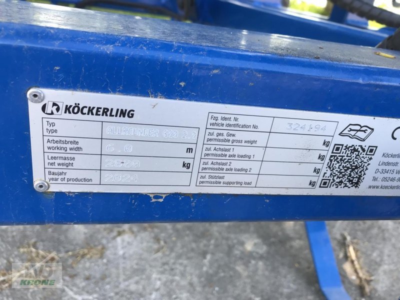 Grubber του τύπου Köckerling Allrounder classic lang 600, Gebrauchtmaschine σε Spelle (Φωτογραφία 8)