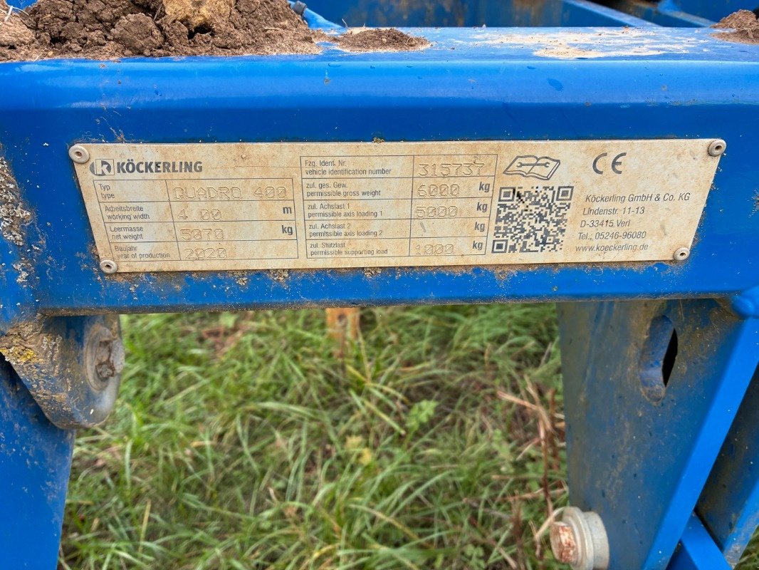 Grubber des Typs Köckerling Quadro 400, Gebrauchtmaschine in Ebeleben (Bild 2)