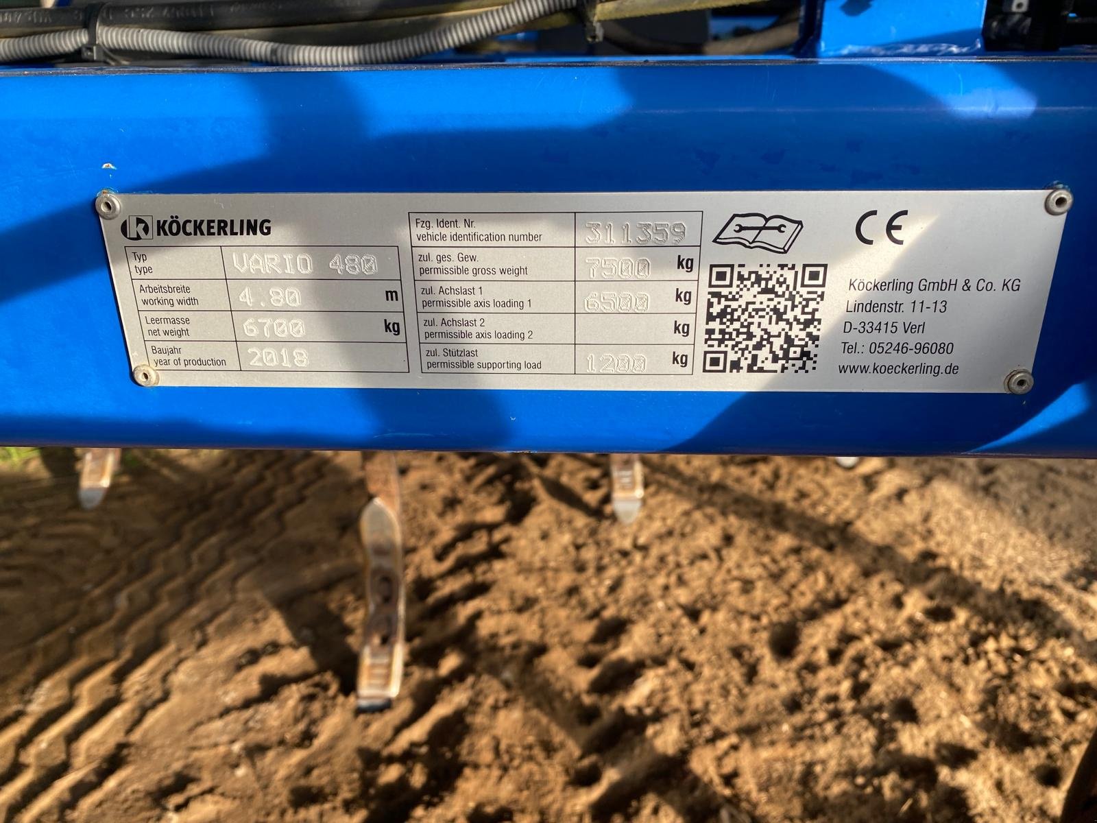 Grubber a típus Köckerling Vario 480, Gebrauchtmaschine ekkor: Hitzacker (Kép 3)