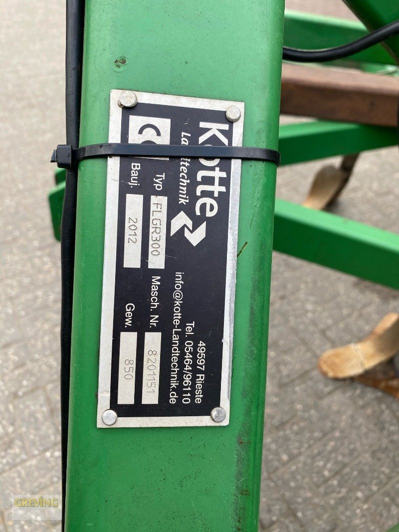 Grubber des Typs Kotte FLGR300 inkl. Amazone Aufbaudrille, Gebrauchtmaschine in Ahaus (Bild 11)
