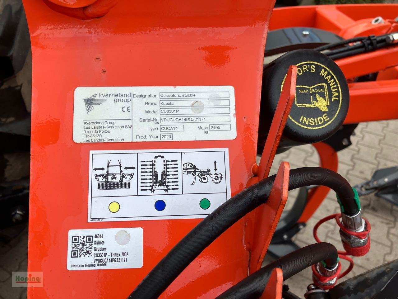 Grubber des Typs Kubota CU3301P-Triflex 700A, Neumaschine in Bakum (Bild 13)