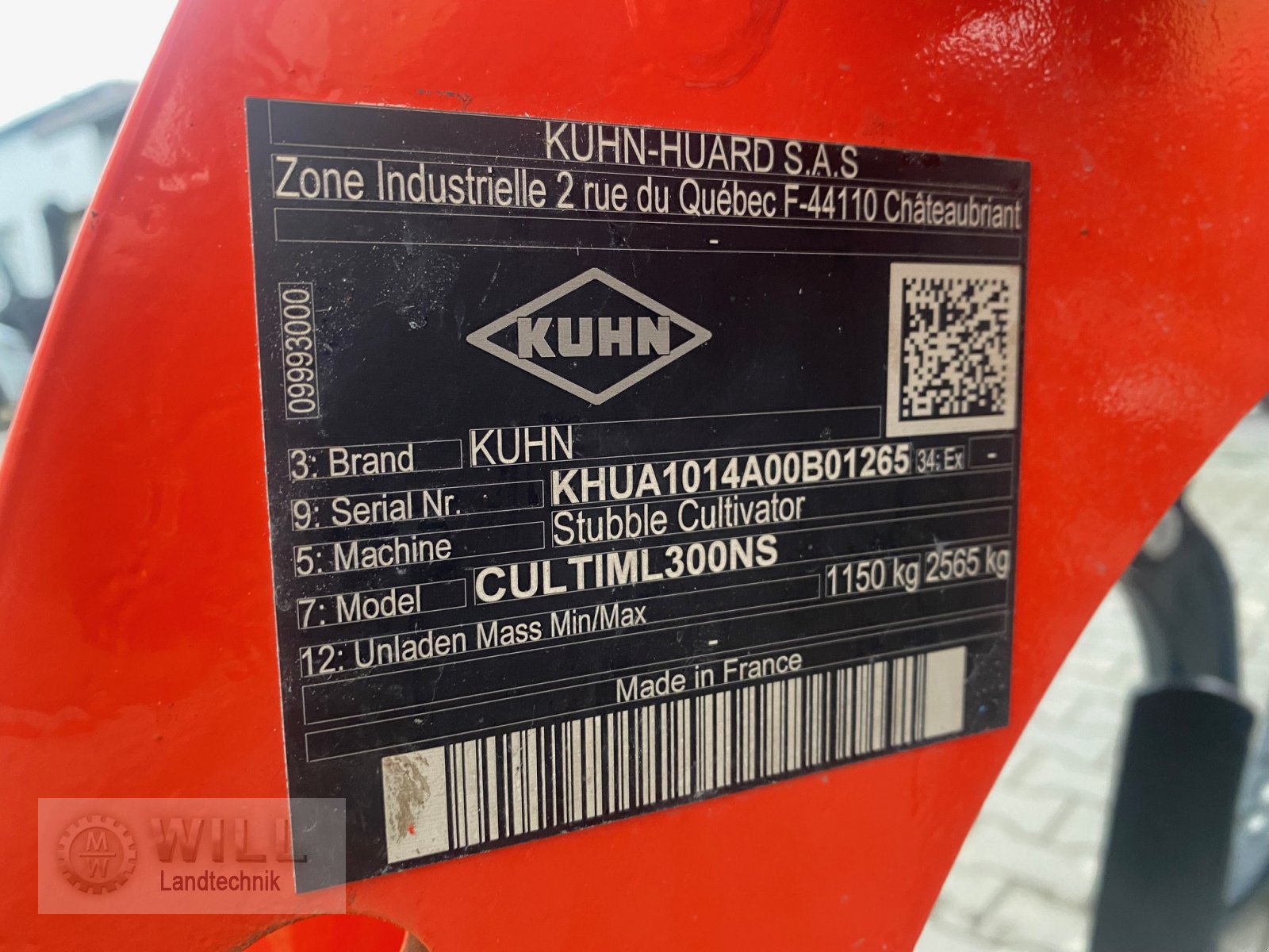 Grubber des Typs Kuhn Cultimer 300 NS, Neumaschine in Rudendorf (Bild 5)
