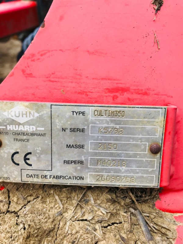 Grubber typu Kuhn CULTIMER 350, Gebrauchtmaschine v CHEVILLON  (MAIZEROY) (Obrázek 8)