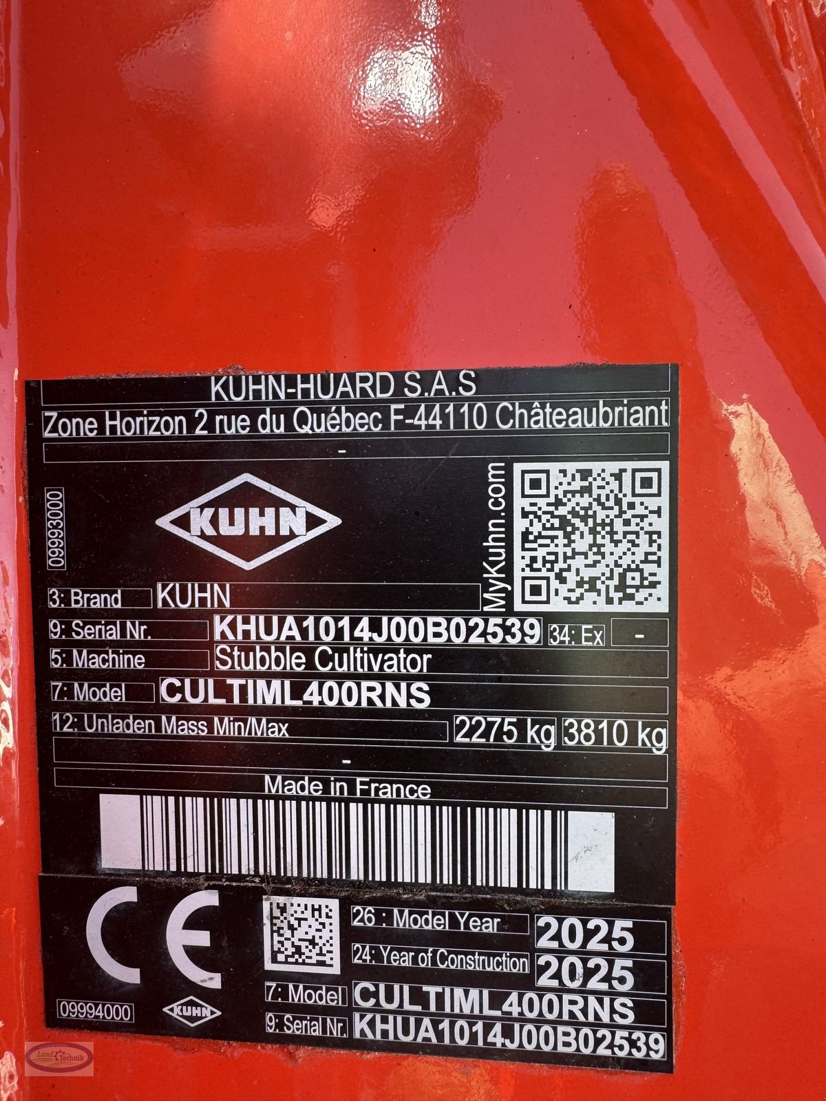 Grubber des Typs Kuhn CULTIMER 400, Neumaschine in Münzkirchen (Bild 21)