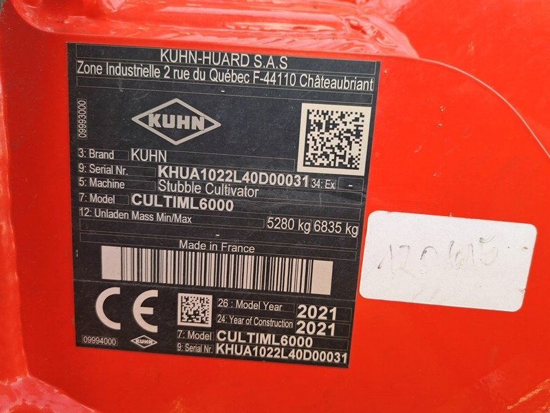 Grubber typu Kuhn Cultimer L 6000, Vorführmaschine v Burkau (Obrázek 6)