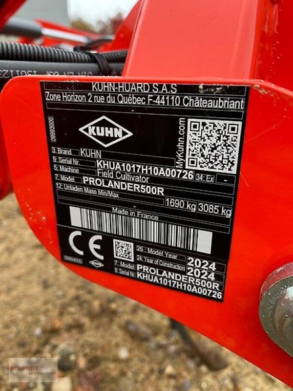 Grubber Türe ait Kuhn Prolander 500 R, Vorführmaschine içinde Obernholz  OT Steimke (resim 5)