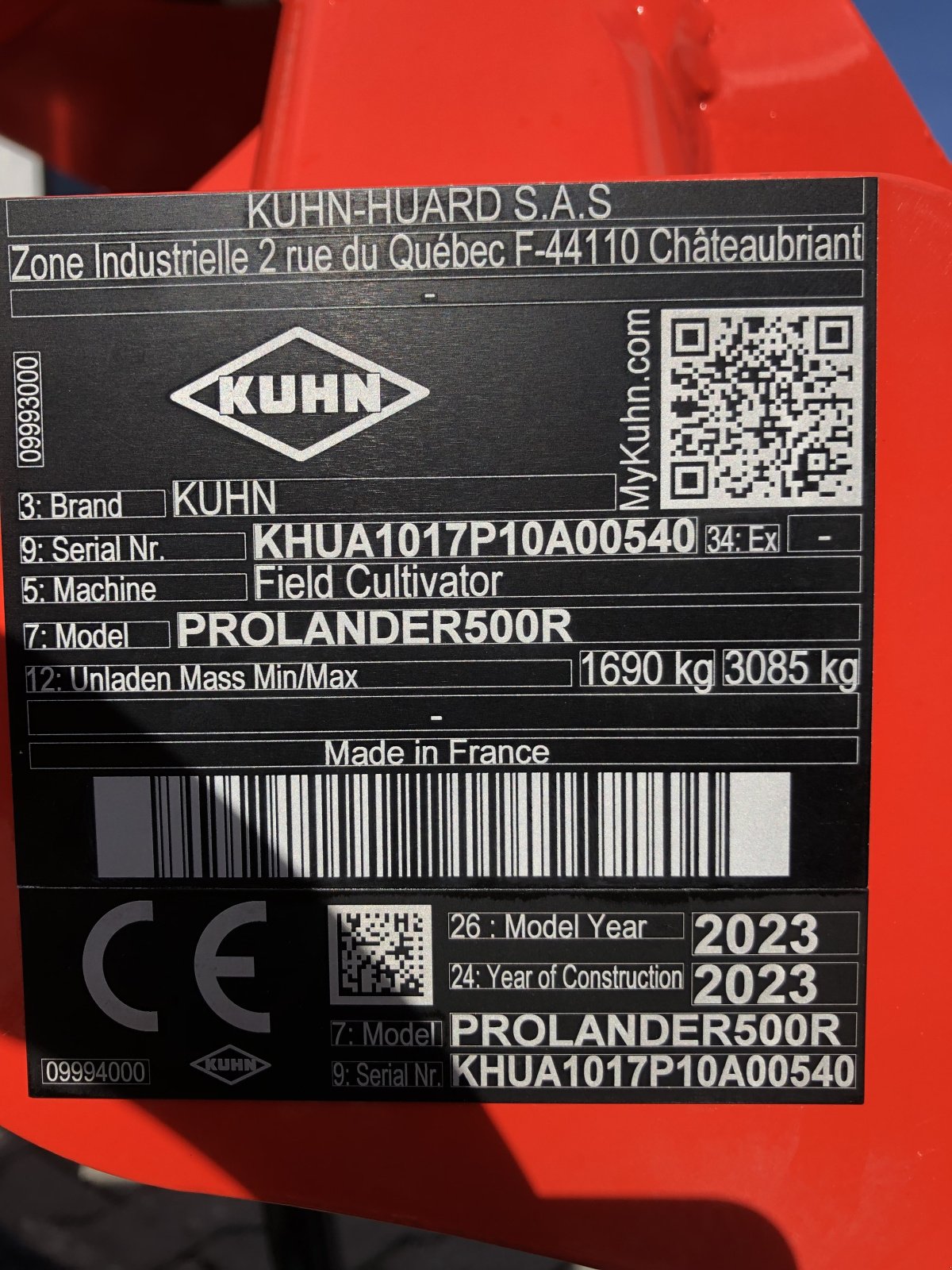 Grubber tip Kuhn Prolander 500R, Neumaschine in Bodenkirchen (Poză 6)