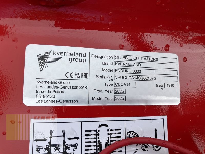 Grubber of the type Kverneland ENDURO 3000 TRIFLEX, Neumaschine in Gefrees (Picture 6)